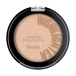 AURA Kompaktni puder s visokim sjajem Glorious cheekes Golden Spice 219