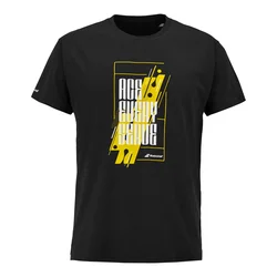 Moška majica Babolat Exercise Message Tee Black/Black XL