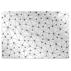 Decormat Podloga za stol Dot triangles 120x90 cm 15 cm
