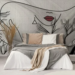 Samolepilna tapeta abstraktna ženska moč - 98x66
