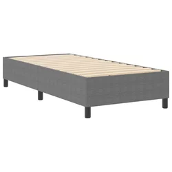 Krevetna platforma Svijetlo siva 100 x 200 cm Kordura tekstil
