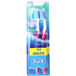 Oral B Advantage 3D White Fresh 40 Medium 1+1 četkica za zube