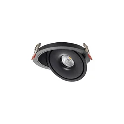 LED ugradna spot svetiljka LED/20W/230V 3000/4000/6400K prečnik 16,5 cm crna
