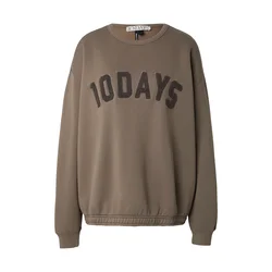 10Days Majica Statement temno rjava/barva blata