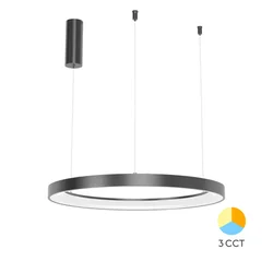 Braytron LED LED visilica BRY-BELLA-SLP-PD-OKRUGLA-CRNA-46W-3U1-IP20