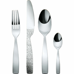Set jedilnega pribora DRESSED Alessi 24 kosov srebrn