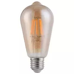 LED sijalica E27 8W Filament LFB-ST64A-8D amber
