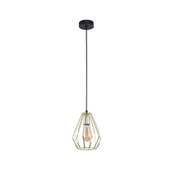 Luster na sajli BRYLANT 1xE27/60W/230V zlatna