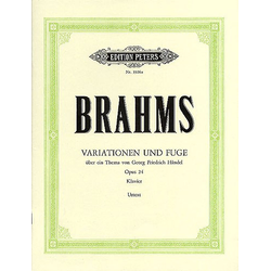 BRAHMS: VARIATIONEN UND FUGE OP.24 NOTE