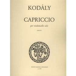 KODALY:CAPRICCIO CELLO SOLO