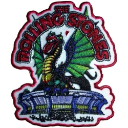 The Rolling Stones Dragon Cut-Out Iron-On Patch