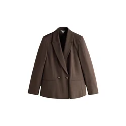 The Set Blazer čokolada