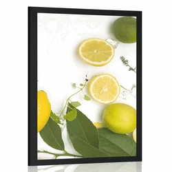 Plakat mix limone - 20x30 white