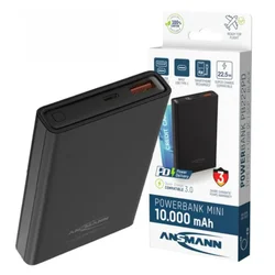 ANSMANN Eksterna baterija 10000mAh PB222PD, Crni