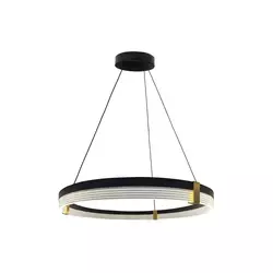 LED luster na sajli TRIANGLE LED/40W/230V 3000/4000/6000K O 60 cm, crna