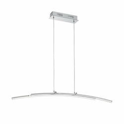 Eglo Pertini visilica/2, led, 2x10,8w, d960,  alu/hrom prozirna