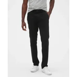 GAP Hlače V-ESSENTIAL KHAKI SLIM FIT, črna