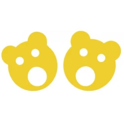 Matuska dena bear rings 160x27mm yellow