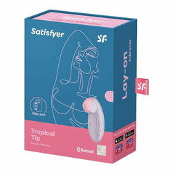 Lay On vibrator s aplikacijom za daljinsko upravljanje – Satisfyer Tropical Tip