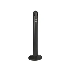 Probbax Samostojeća pepeljara Dome, 3l, 30x108x30 cm, Crna