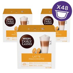NESCAFÉ Dolce Gusto Latte Macchiato kava, 183,2 g (16 kapsul), trojno pakiranje