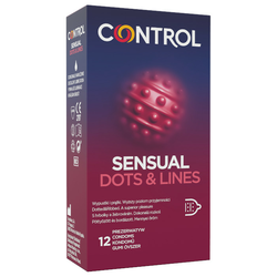 Control Sensual Dots & Lines 12 pack