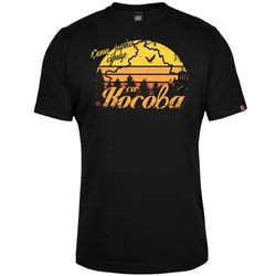 011Shop Muška majica kratkih rukava Sini jarko sunce sa Kosova, Crna