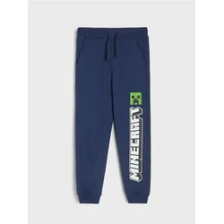 Sinsay - Jogger pantalone Minecraft - mornarsko