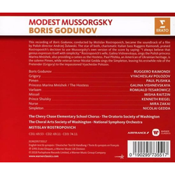 MUSSORGSKY:BORIS GODUNOV/RAIMONDI/VISHNEVSKAYA/GEDDA/PLISHKA/POLOZOV/