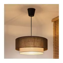 Brilagi - LED luster na sajli BOHO ECO 1xE27/10W/230V prečnik 40 cm braon/krem