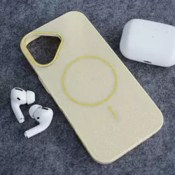 Maska Mag Case Fashion Glitter za iPhone 17 zuta