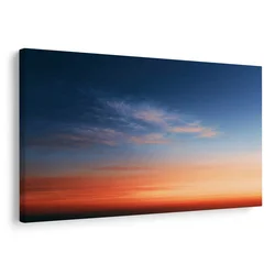 Slika zahod sonca pod oblaki - 90x60