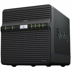 Synology DiskStation DS418, Tower, 4-bays 3.5 SATA HDDSSD, CPU 4-core 1.4 GHz; 1GB DDR4 non-ECC; 1x RJ-45 1GbE LAN Port; 2x USB 3.0; 2.21 k