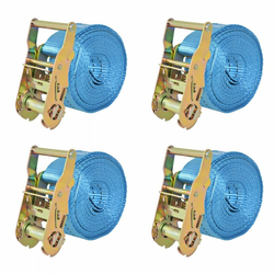 Den Tovorni vezni trak 4 kosi 2 toni 6mx38mm modre barve