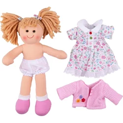 Bigjigs Toys Punčka iz blaga Poppy 28 cm