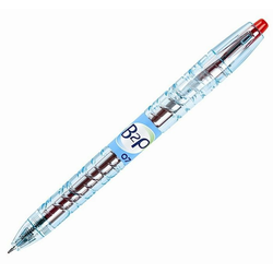 Pilot Gel olovka BeGreen Bottle to pen Medium BL-B2P-7-BG-FF 10 komada, crvena