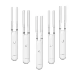 Ubiquiti 5-PACK of UAP-AC-M-EU Networking Interface - (1) 10/100/1000 Ethernet Port/ Power Method 24V Passive PoE (Pairs 4, 5+ 7, 8 Return