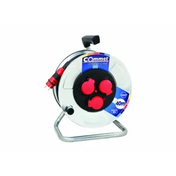 COMMEL Kablovska motalica metal monofazna h05rr-f 3g 2.5 25m