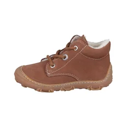 RICOSTA Kinderen Laarzen ELIA,Schoenbreedte: Groot (WMS),terracare,Barfuß- Schuh,peuterschoenen,veterschoenen,lamsleer,Bruin (curry / 260),24 EU