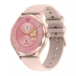 Smart Watch DT Diamond zlatni (roze silikonska narukvica)
