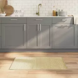 Tepih pravokutni svijetli prirodni 60 x 100 cm od bambusa