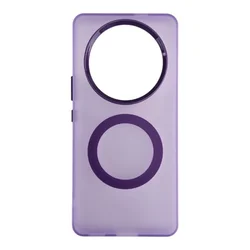 Silikonska futrola Magsafe FLURO COLOR Honor Magic 8 Lite LJUBIČASTA