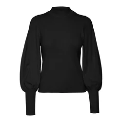 Vero Moda Ženski džemper Holly, Crni