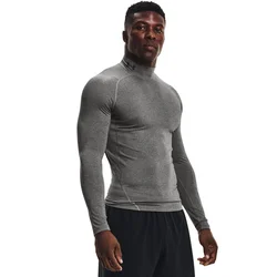 Under Armour HG Armour Comp Mock LS Majica 786672 Siva