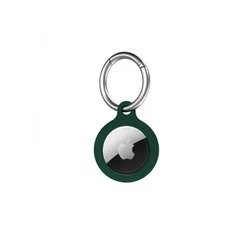 NEXT ONE Silicone Key Clip for AirTag Ballet Leaf Green