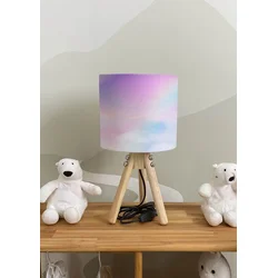 Bata i seka Dečija stona lampa, Ljubičasta