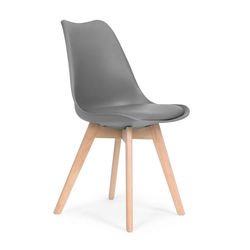 ModernHome trpezari?ske stolice set od 4 Filipo tamno sive