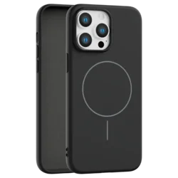 Velvet Touch MagSafe maska za iPhone 14 Pro - Crna