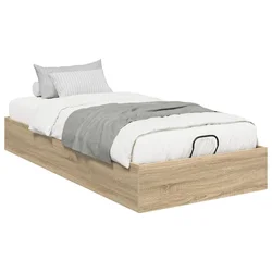 Vidaxl Ottomanska postelja Sonoma hrast 203 x 90 x 25 cm