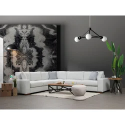 Atelier del Sofa Ugaona garnitura Loop 22 95x85x282cm Bela